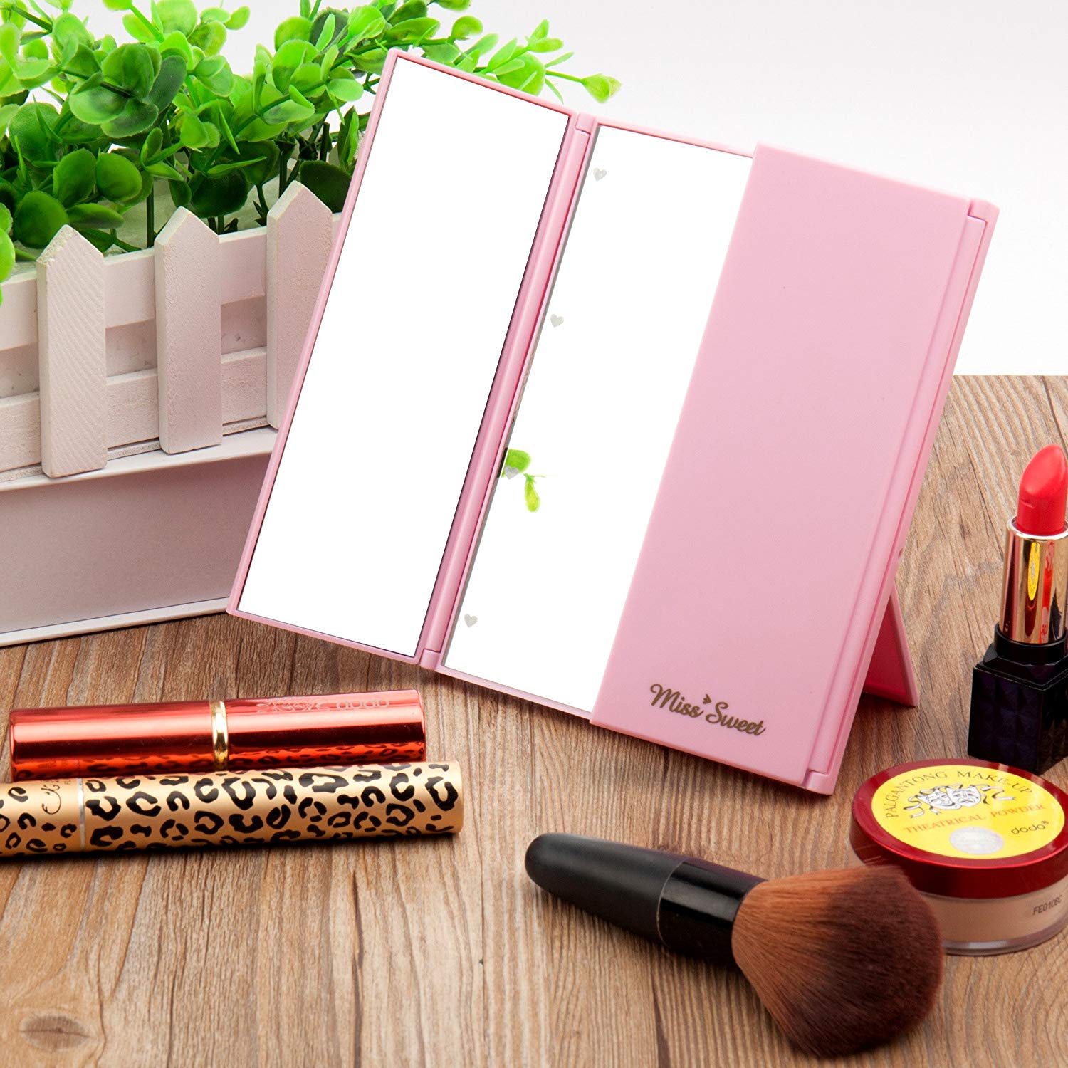 Tri-Fold Makeup Mirror