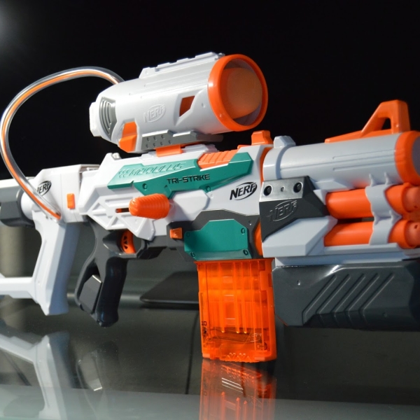 Tri-Strike Can Fire Three Types Of Foam Warfare