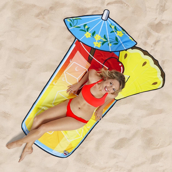 Tropical Drink Beach Blanket