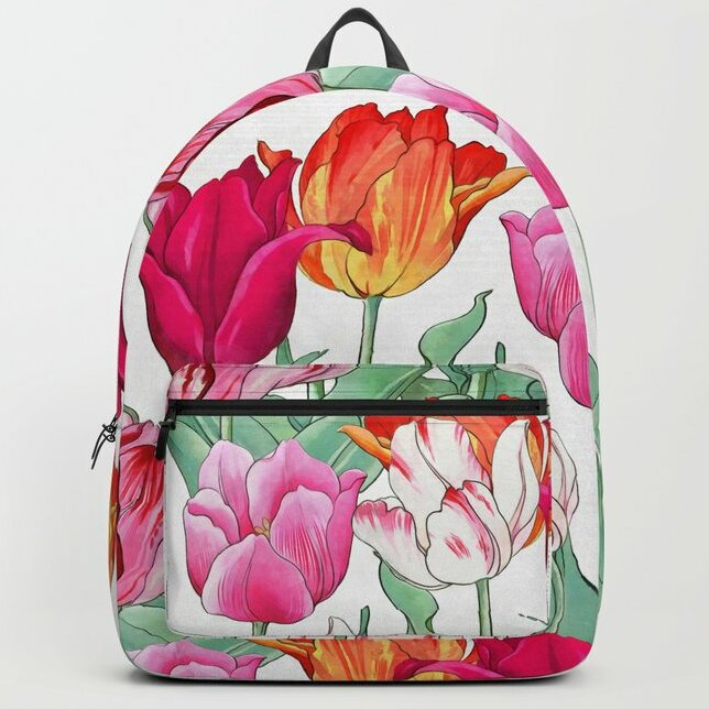 Tulips Garden Backpack