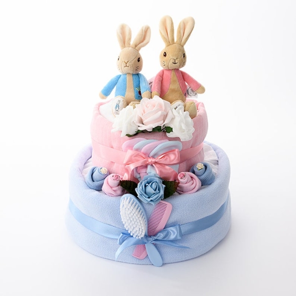 Twins Nappy Cake