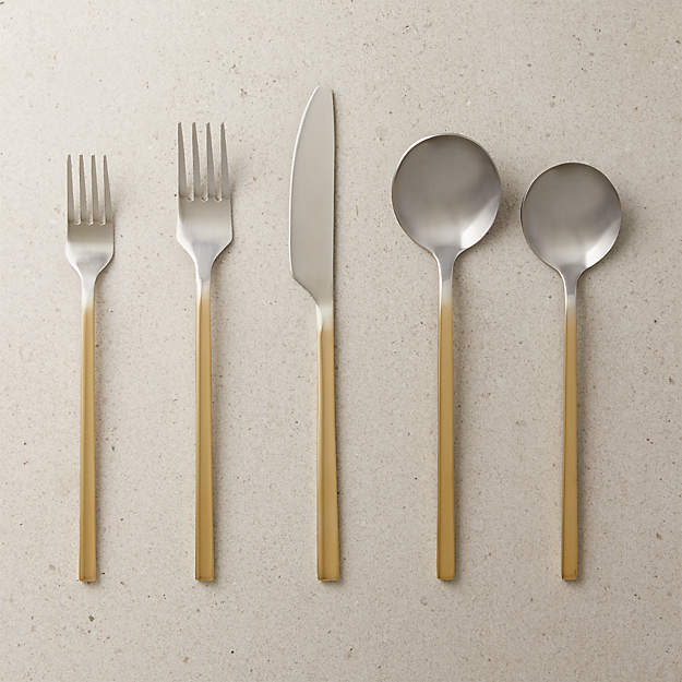 Two-tone Flatware Set