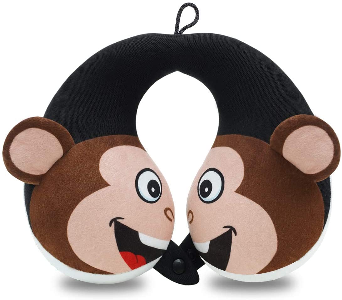 U-Shaped Monkey Animal Pillow