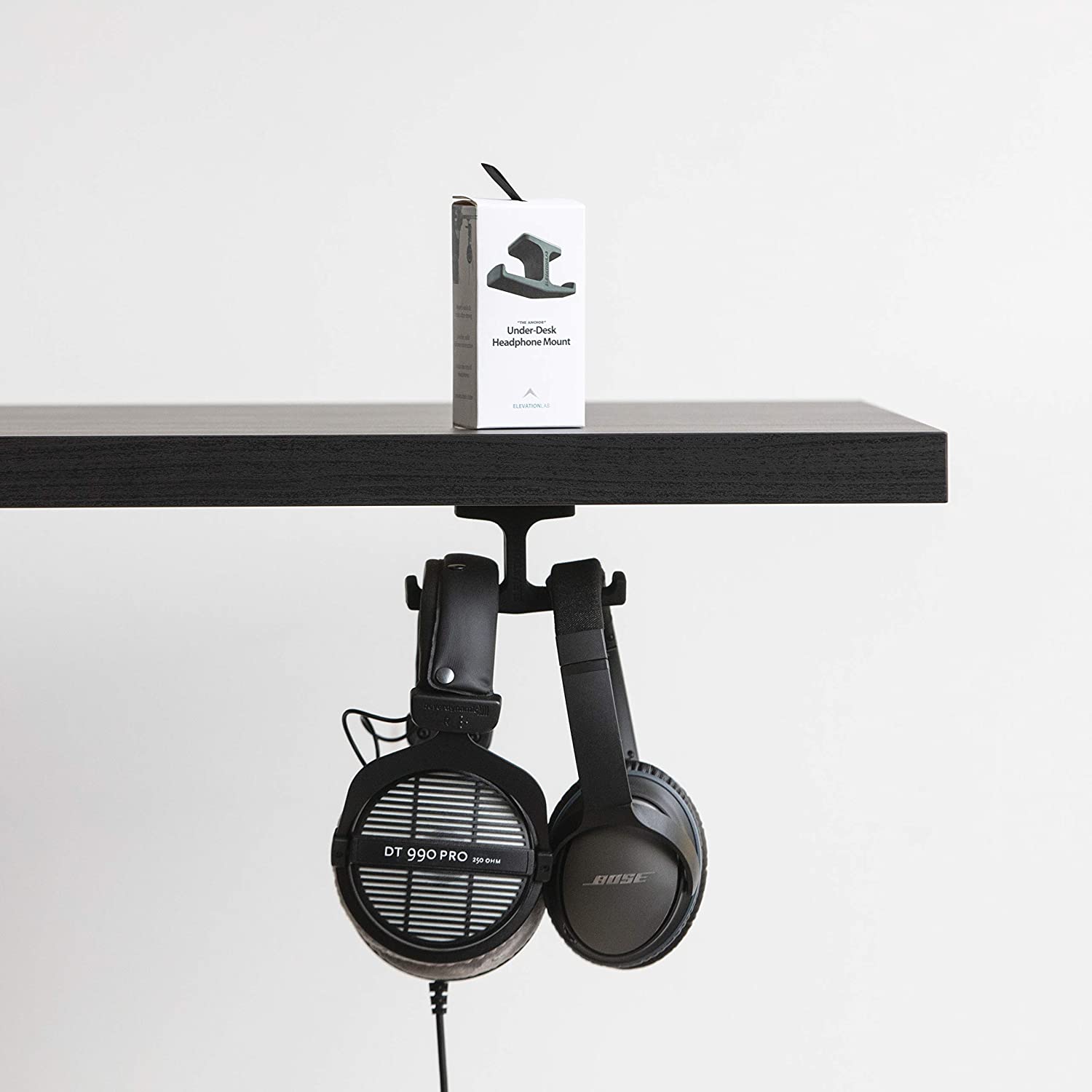 Under-Desk Headphone Stand Mount