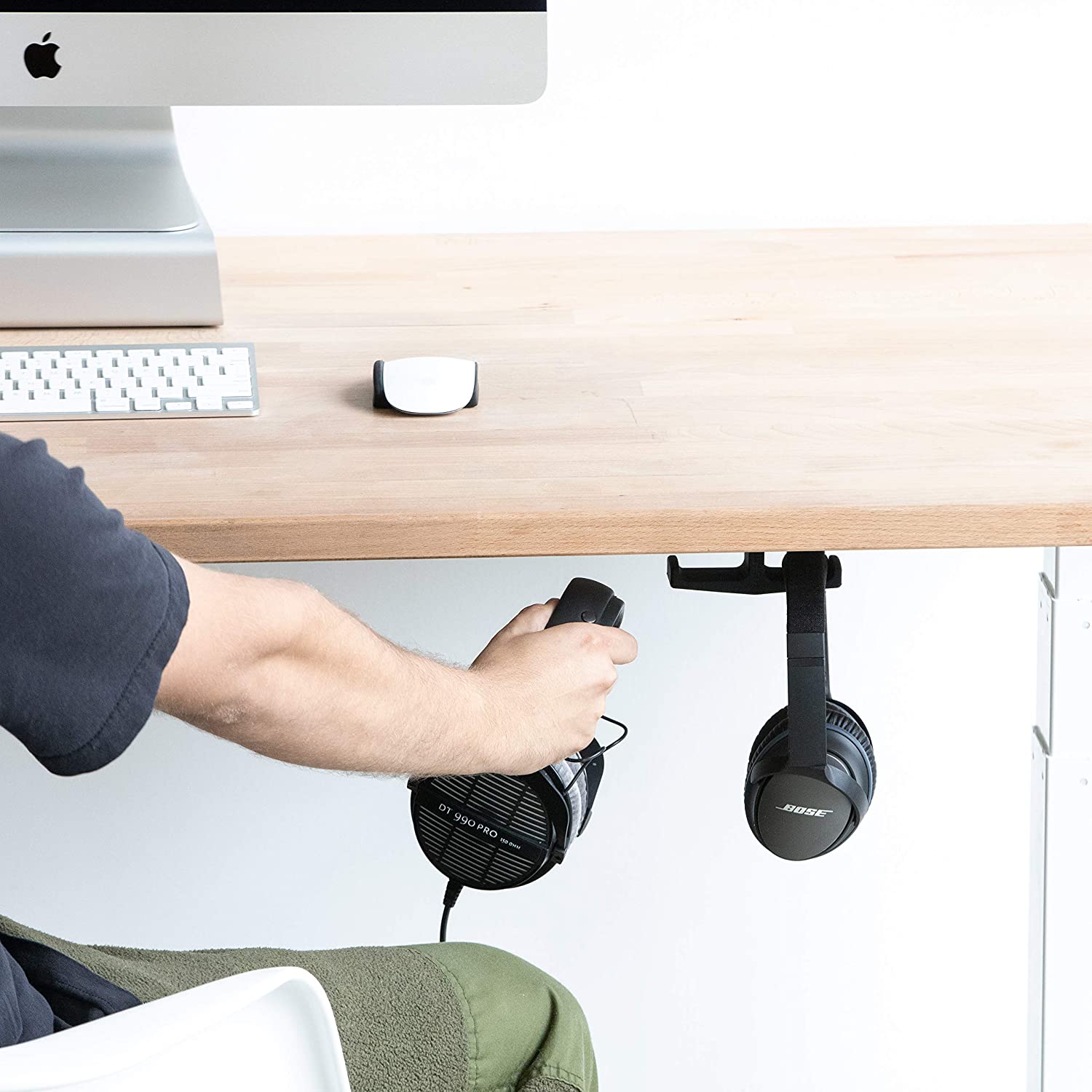 Under-Desk Headphone Stand Mount