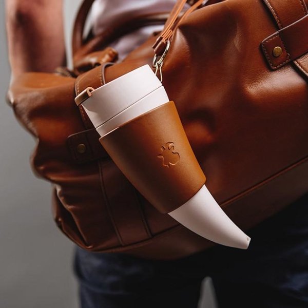 Unique Horn-Shaped Coffee Mug
