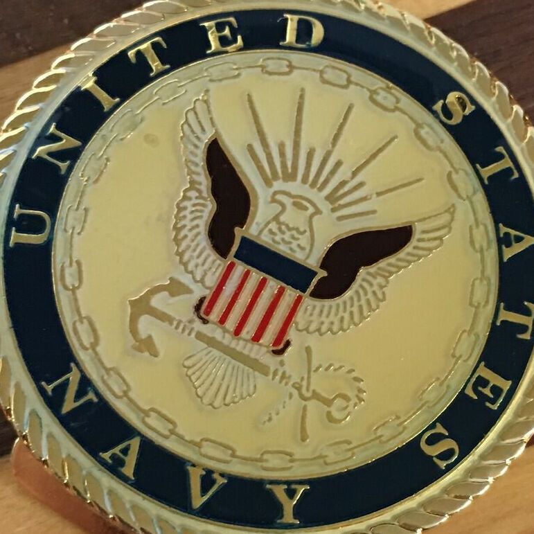 US Navy Logo Money Clip