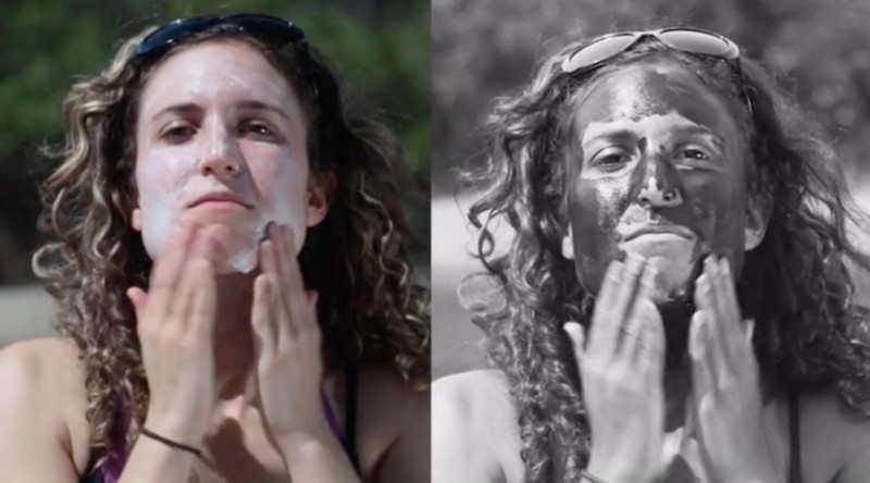 UV Camera that Shows Sunscreen Coverage