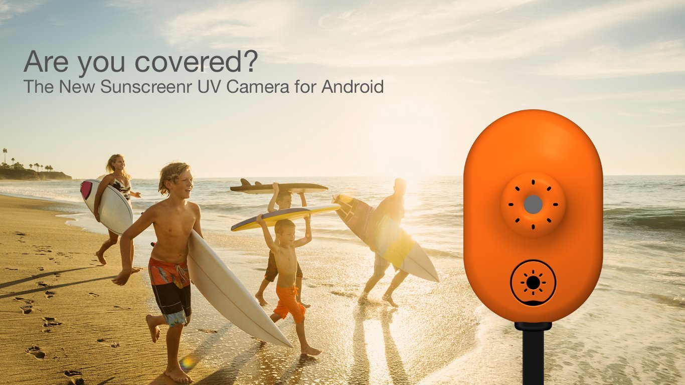 UV Camera that Shows Sunscreen Coverage