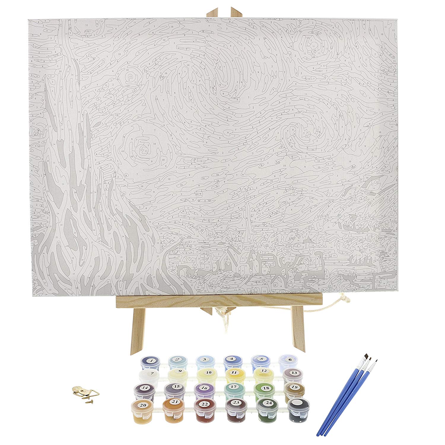 Van Gogh - The Starry Night  Paint by Numbers Kit