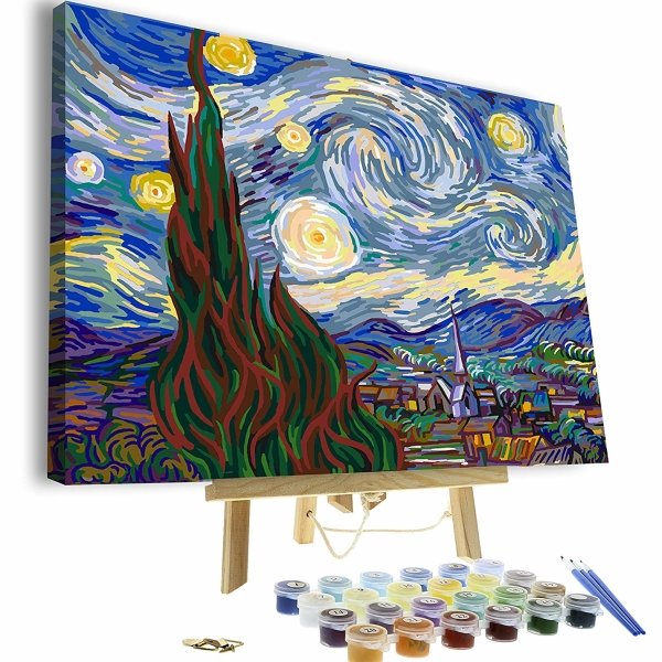 Van Gogh - The Starry Night  Paint by Numbers Kit