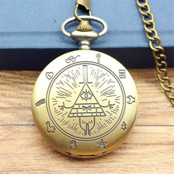 Vintage Bill Cipher Quartz Pocket Watch