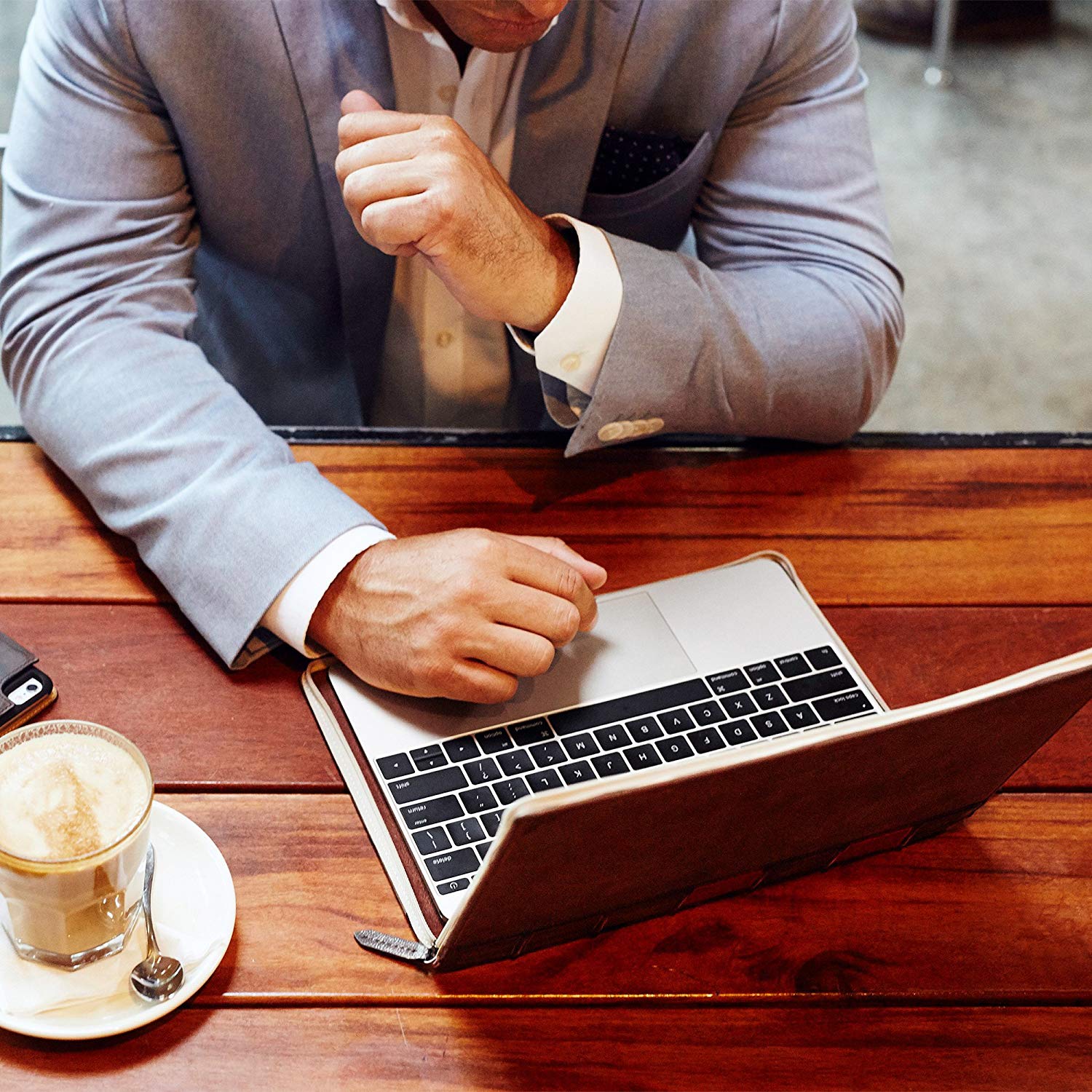 Vintage Leather Book MacBook Сase