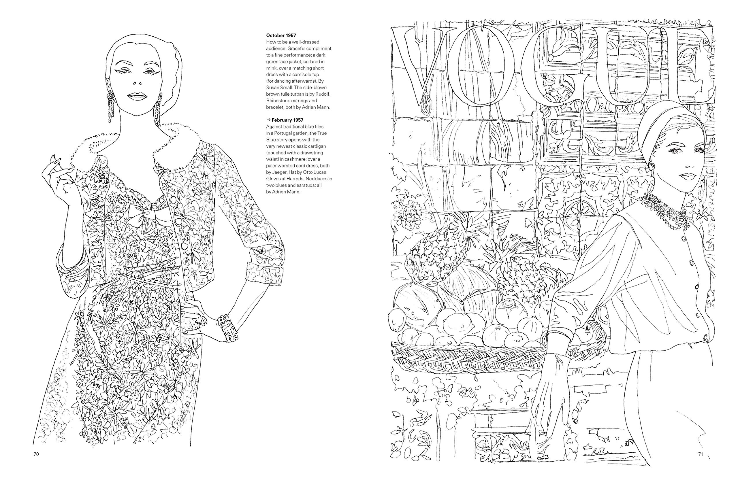 Vogue Colors A to Z: A Fashion Coloring Book