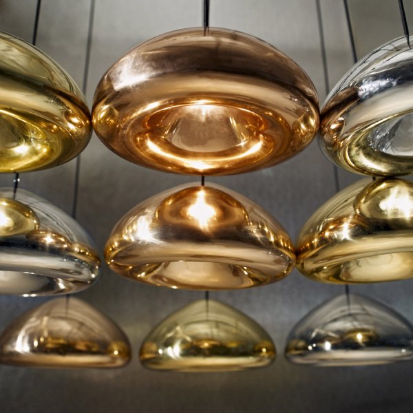 Void Pendant Gold Lamp