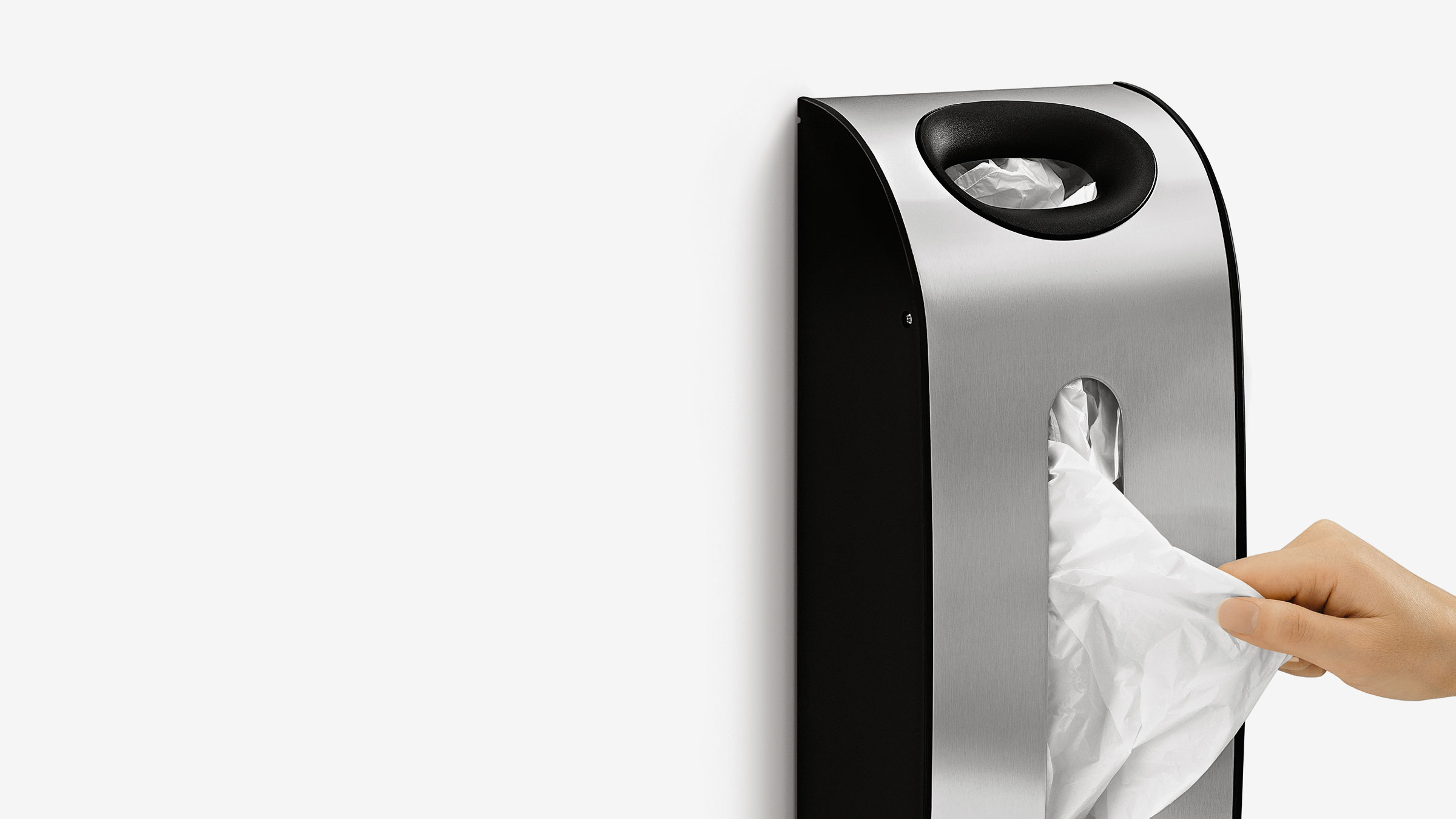 Wall Mounted Grocery Bag Dispenser