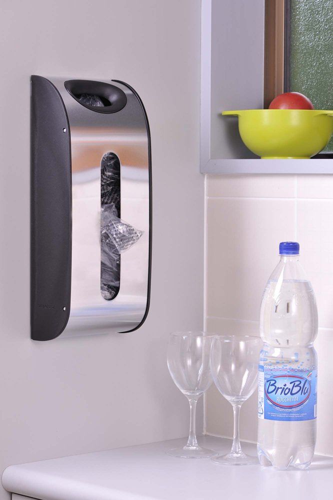 Wall Mounted Grocery Bag Dispenser