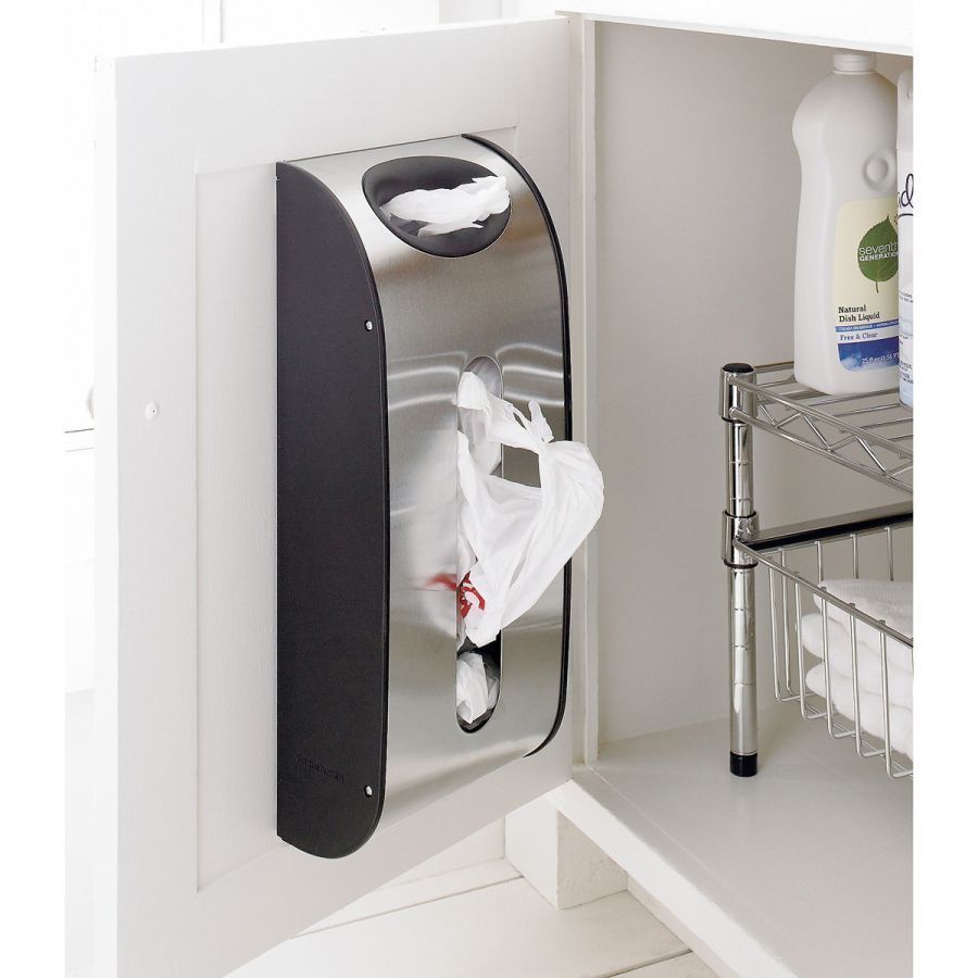 Wall Mounted Grocery Bag Dispenser