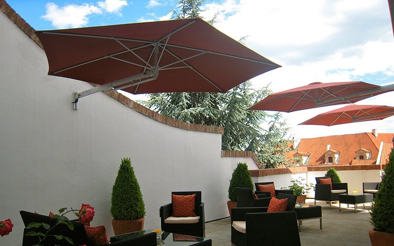 Wall-Mounted Patio Umbrella