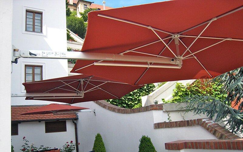 Wall-Mounted Patio Umbrella