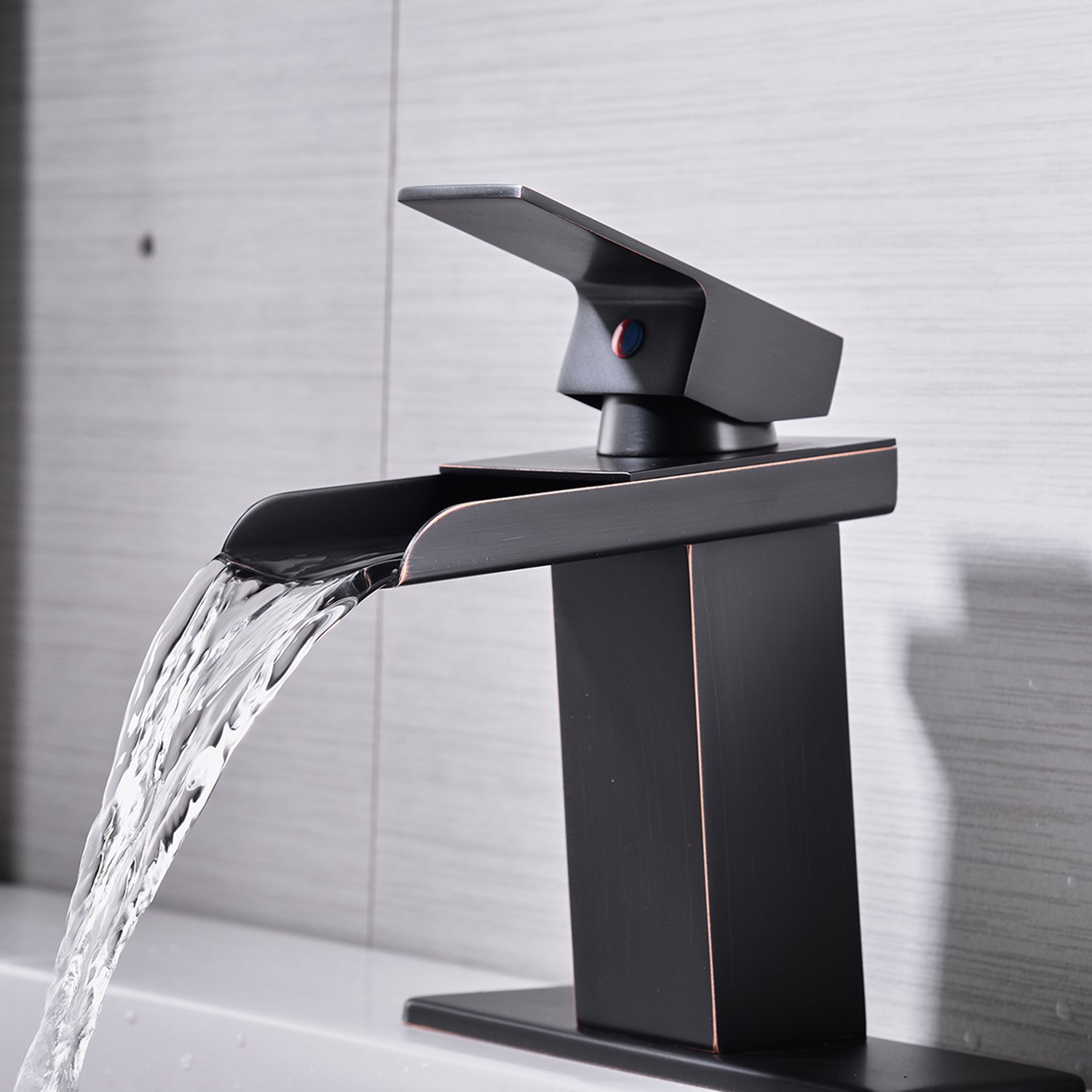 Waterfall Bathroom Sink Faucet