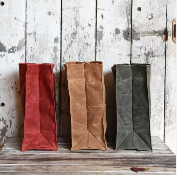 Waxed Canvas Lunch Bag