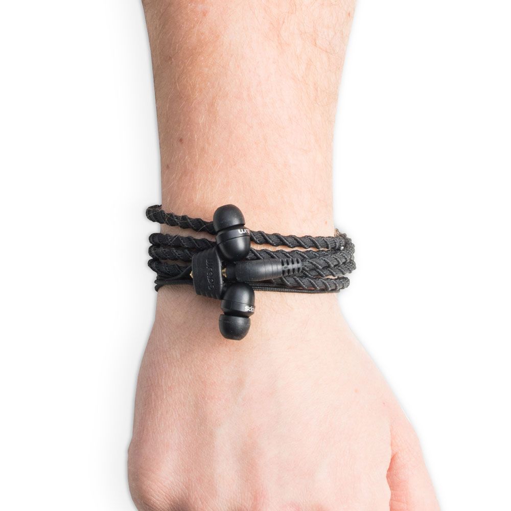 Wearable Wristband Headphone Earbuds