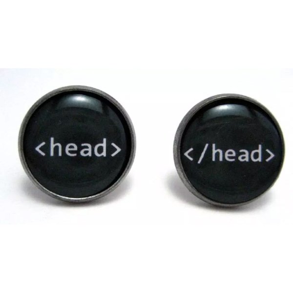 Web Developer Earrings