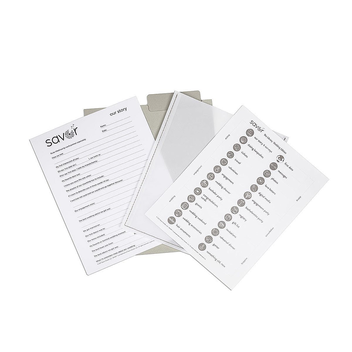 Wedding Keepsake Library