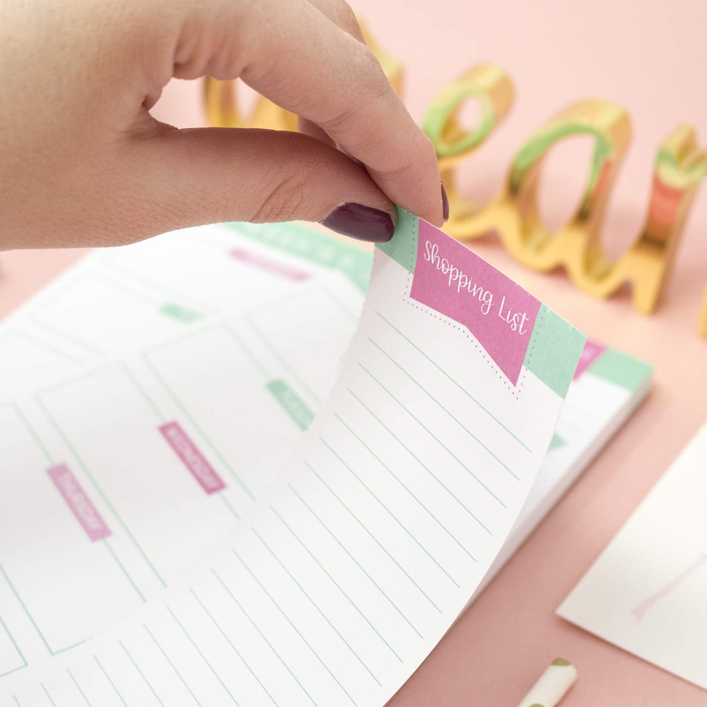 Weekly Meal Planning Pad