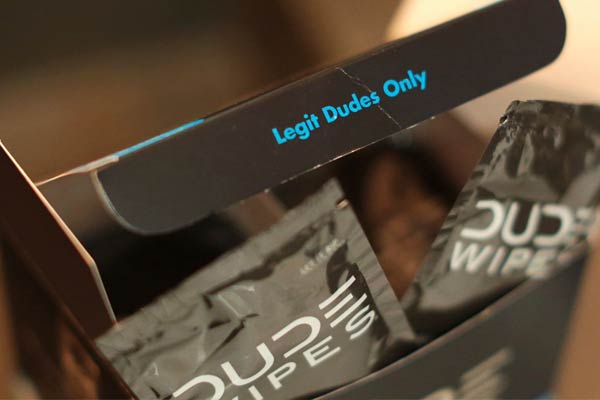 Wet Wipes for Dudes
