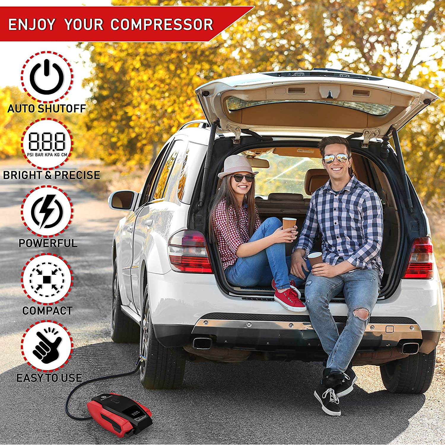 Wheel & Tire Air Compressor & Inflator