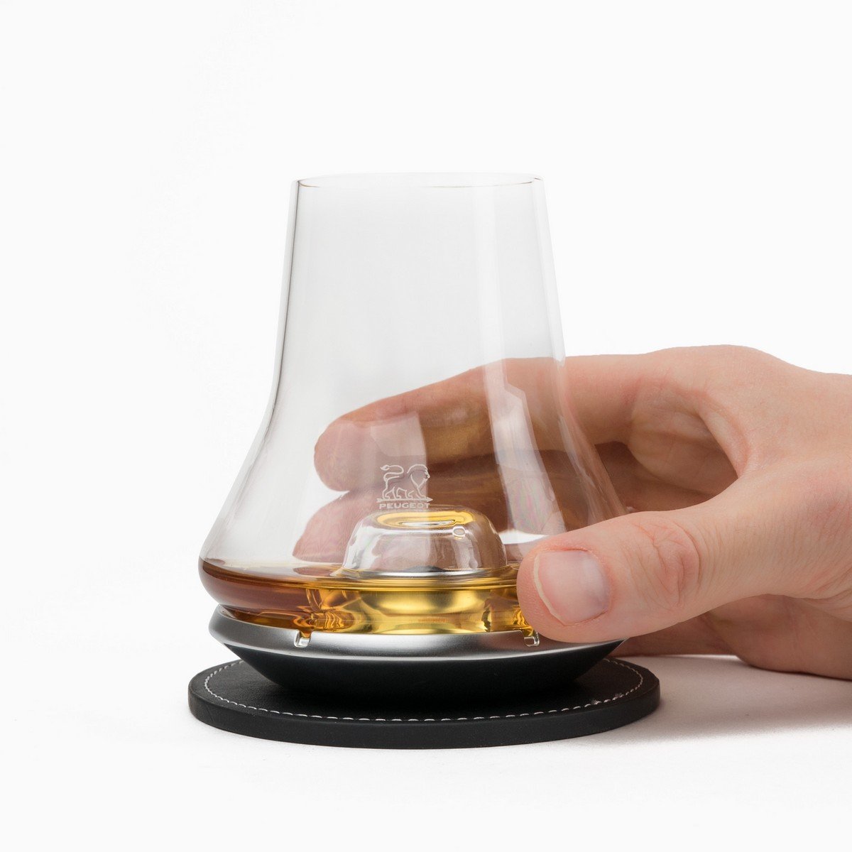 Whiskey Tasting Glass & Chilling Coaster
