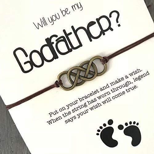 Will You Be My Godparents? Gift Set of 2 Bracelets