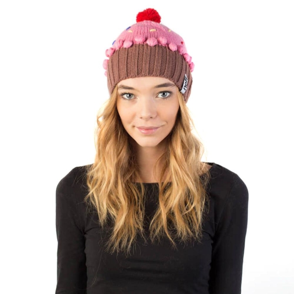 Women's Cupcake Beanie Hat