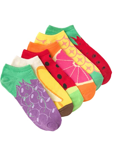 Women's Fruit Themed Low Cut Socks