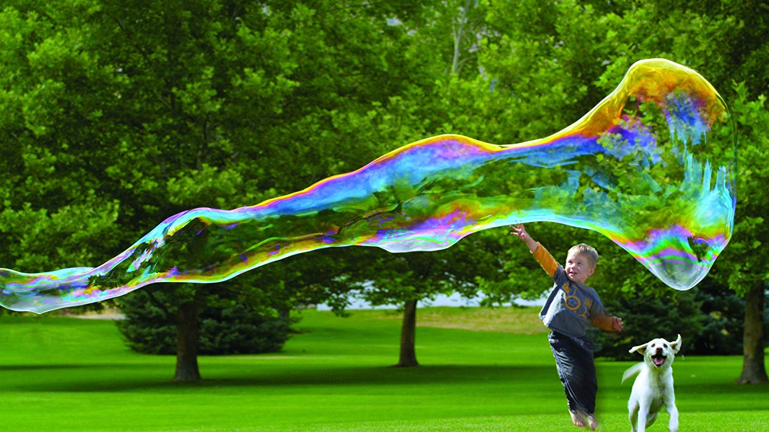 Wonki Wands Blow 40-Foot Long Giant Soap Bubbles