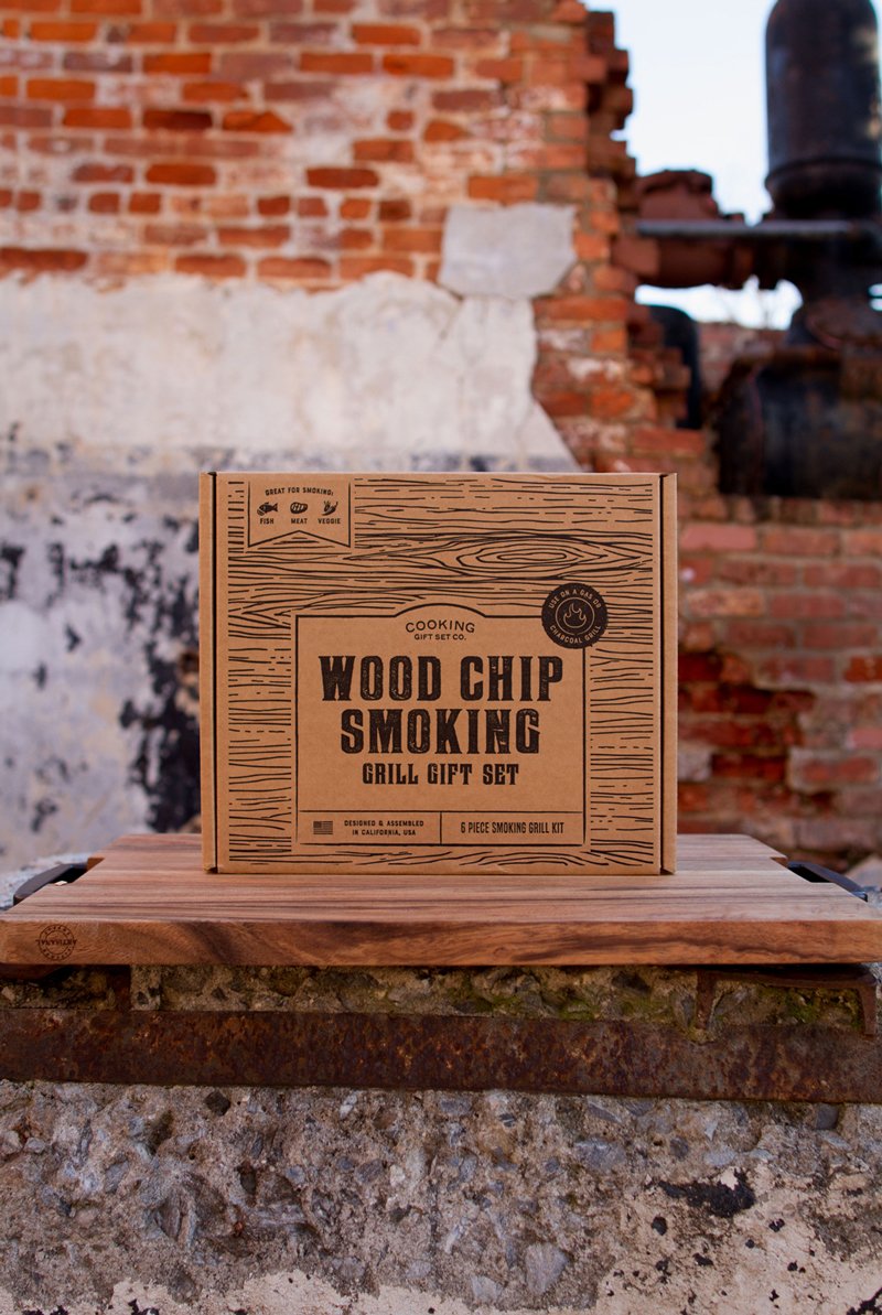 Wood Chip Smoking Grill Gift Set