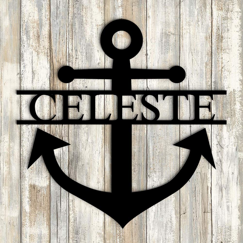 Wooden Name Anchor