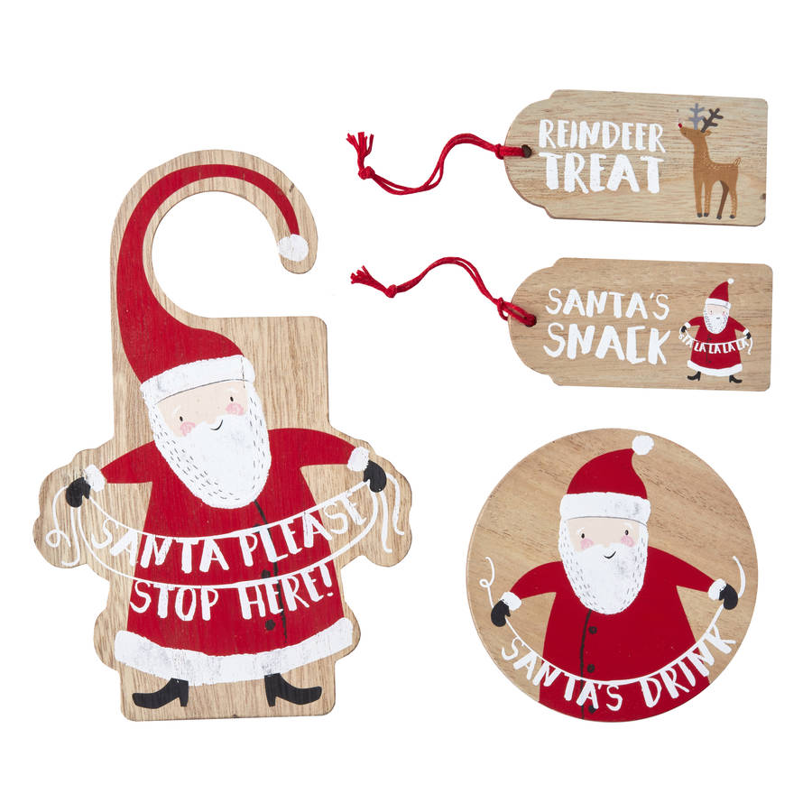 Wooden Santas Coming Christmas Eve Kit