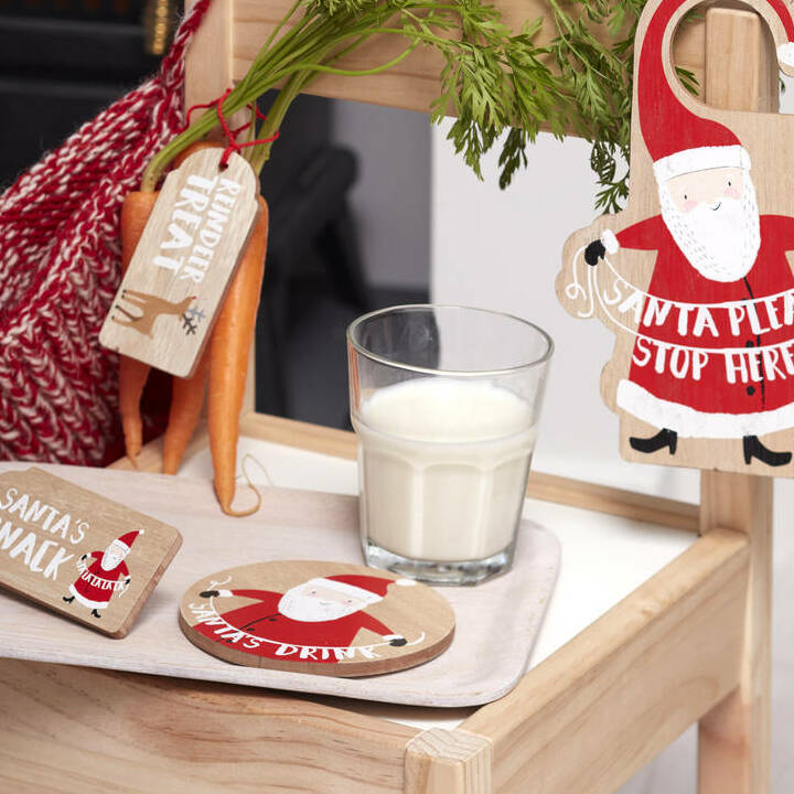 Wooden Santas Coming Christmas Eve Kit