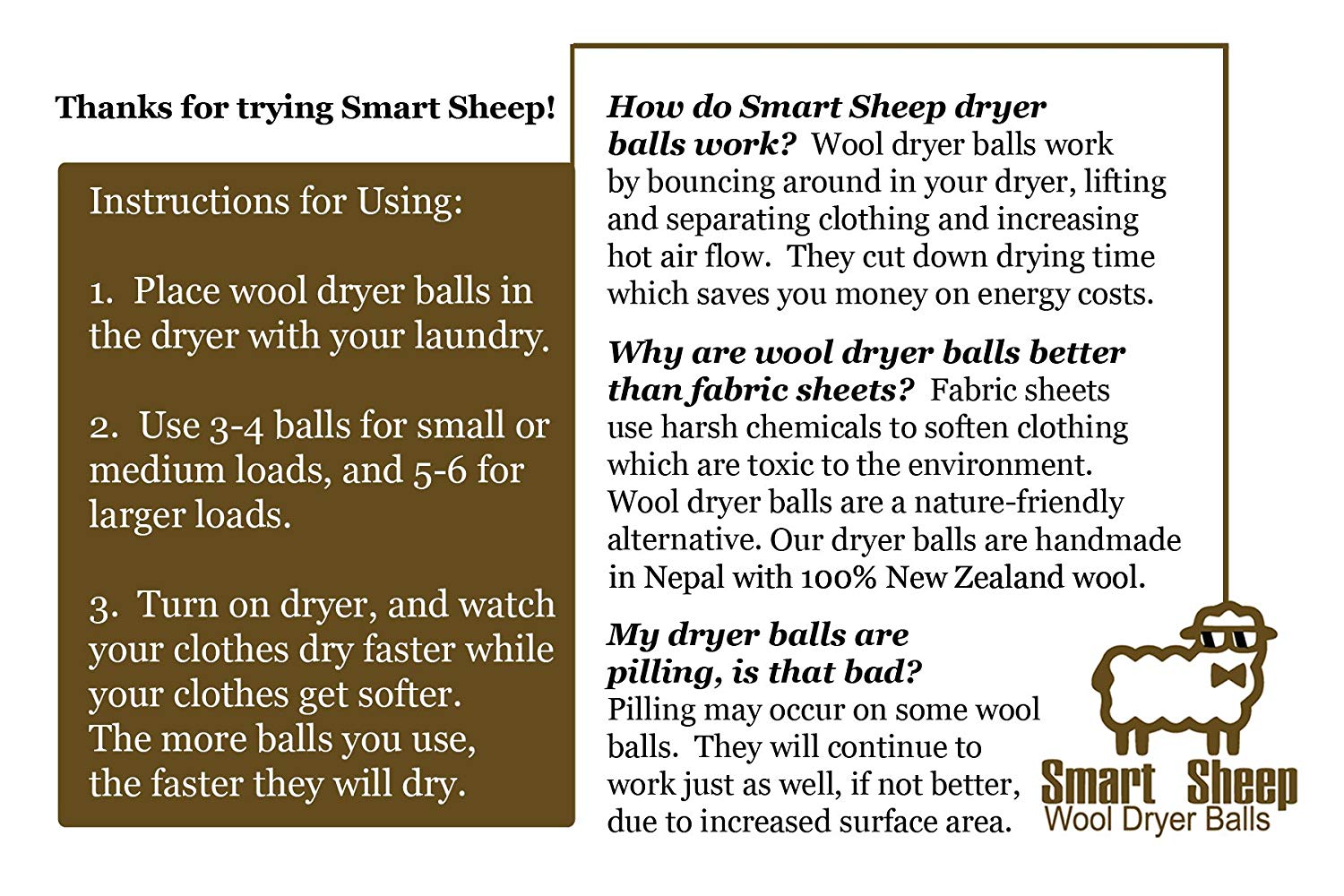 Wool Dryer Balls