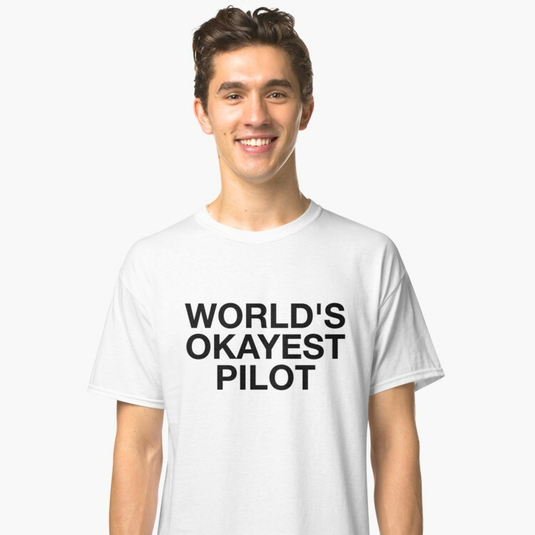 World's Okayest Pilot T-shirt