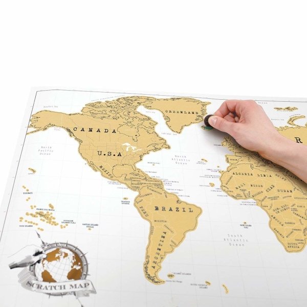 World Traveler Scratch Off Map