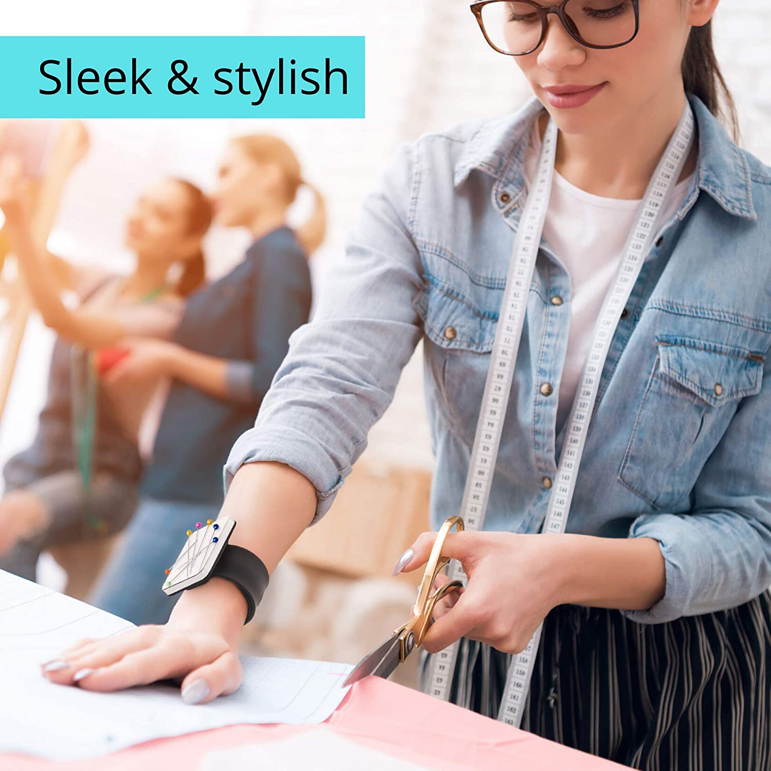 Wristband for Sewing Pins