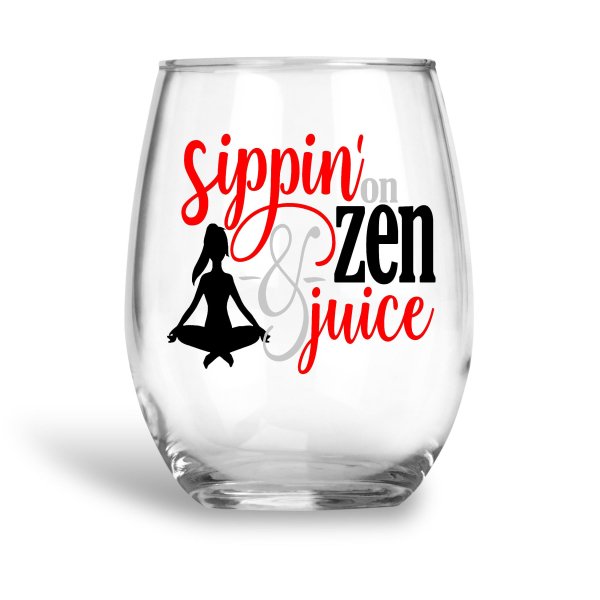 Yoga Wine Glass - Zen Glass