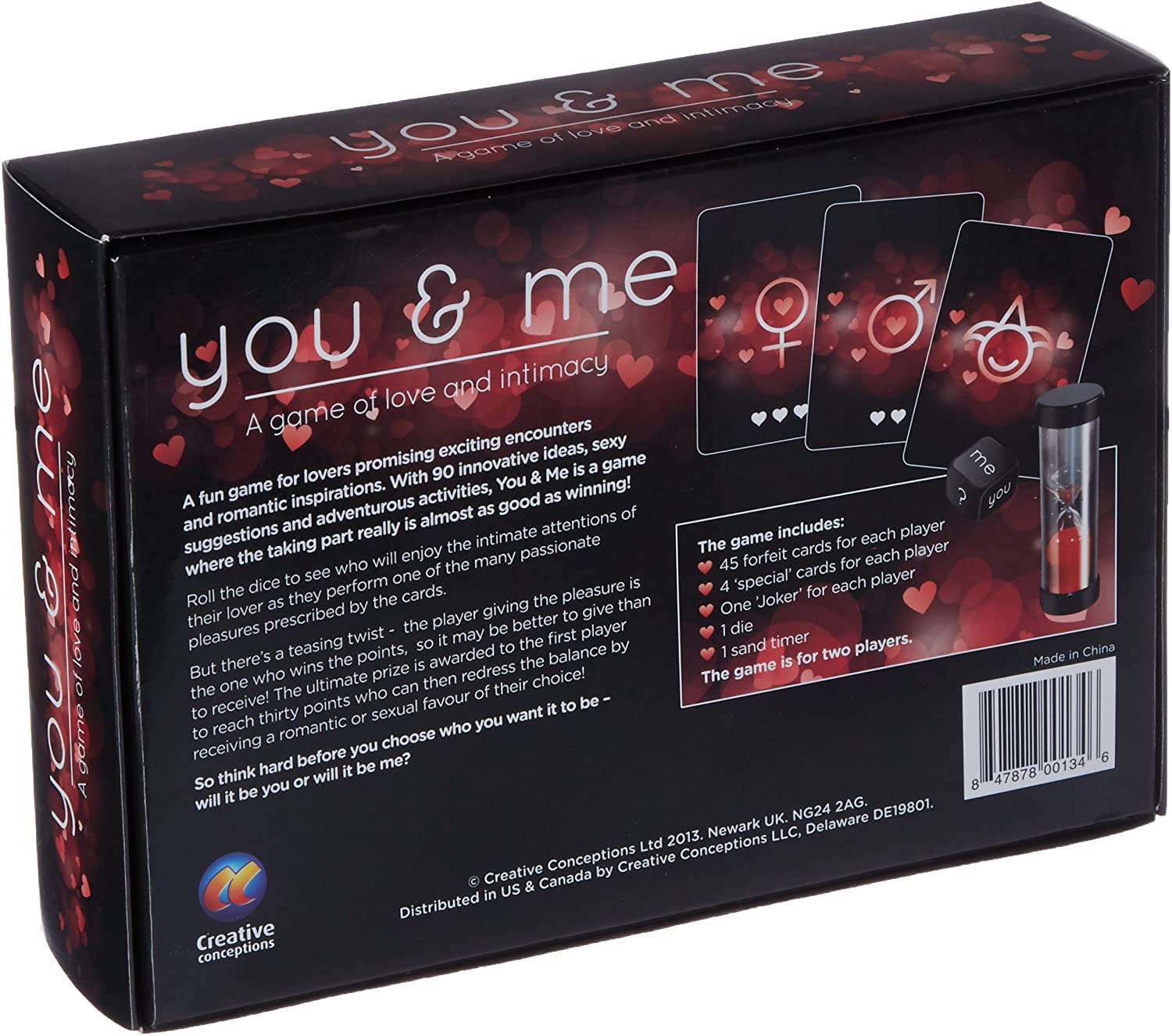  You and Me Card Game of Love and Intimacy