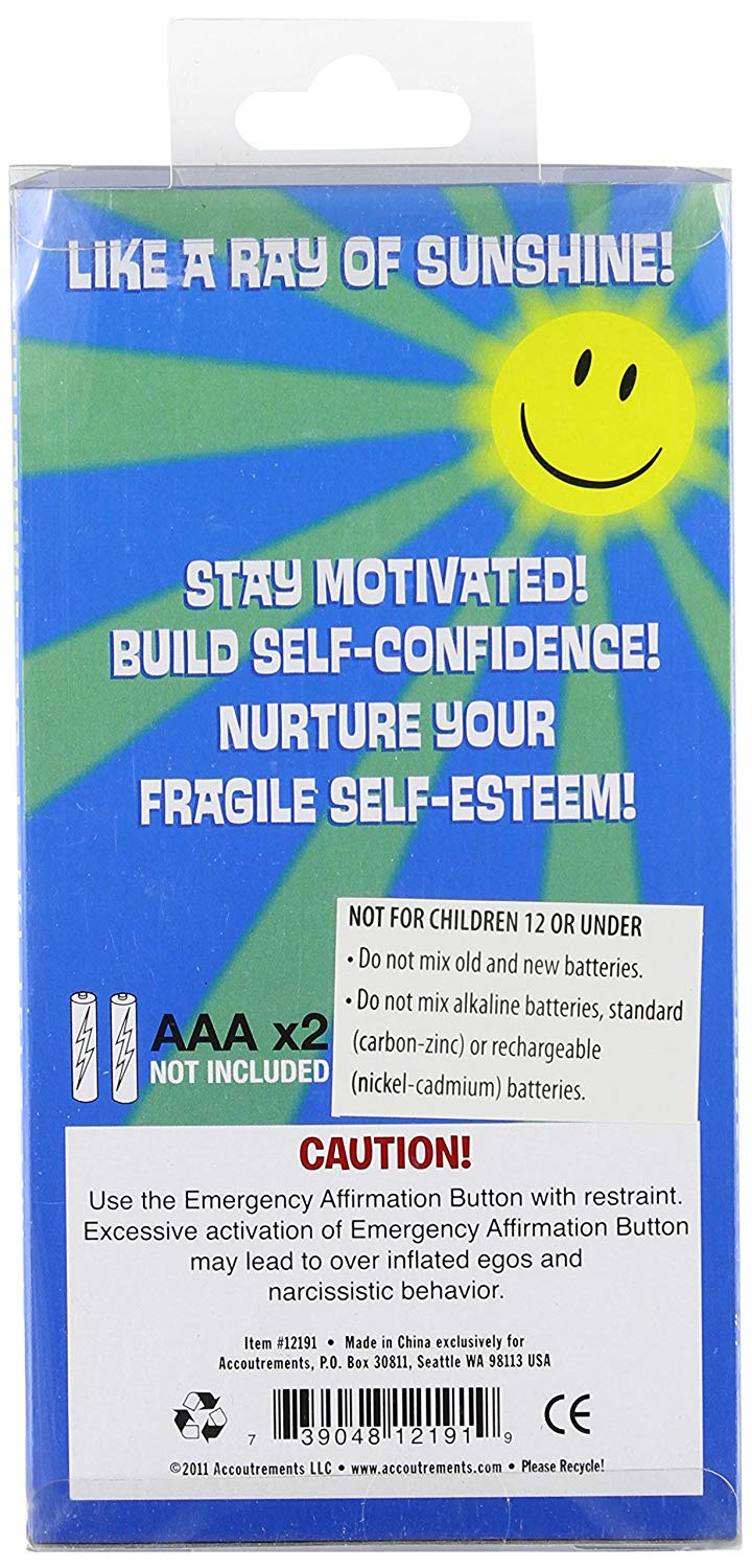 You Are Awesome Emergency Affirmation Button