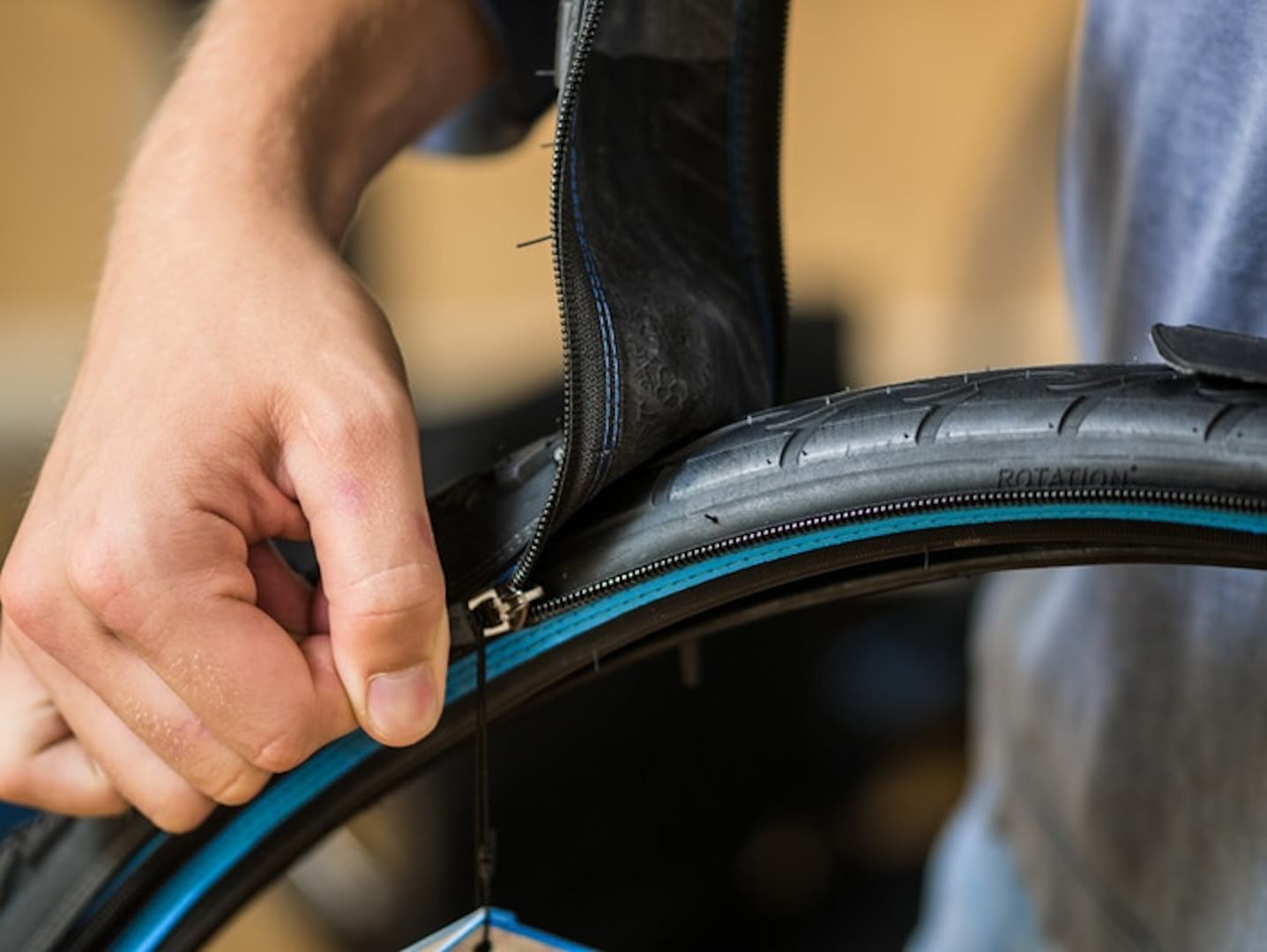Zip-On Bike Tires