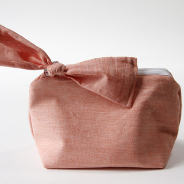 Zippered Bow Pouch